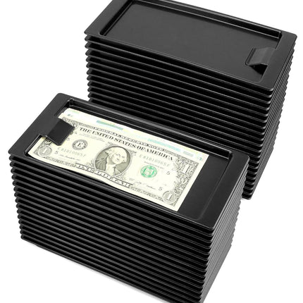 Black Check Holders, 36 Pcs Check Presenters Trays, Check Tip Holder for Receipts, Cash, Credit Cards, Used in Restaurants, Cafes, Bars, Hotels and Dining.