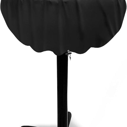 Waterproof Small Round Grill Cover - Fits George Foreman, Techwood, Cuisinart, Homewell Electric Grills, Weber Jumbo Joe Charcoal Grill and More - 19.2" Diameter x 17.6" Height.