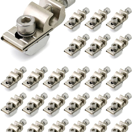 Grounding Lug 6.7mm – Aluminium Alloy Rail Connector for Solar Roof, Ground Mount & Carport Systems.