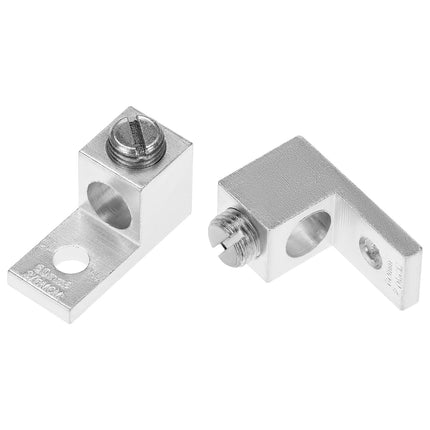 Aluminum Alloy Mechanical Lugs, 25Pcs High-Strength Terminal Mechanical Lug, Screw Size 5/16-24, Compatible with 14 AWG - 2/0 AWG Conductors.