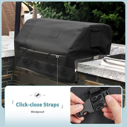38'' Built-in Grill Cover for Coyote, DCS, Jenn-Air, KitchenAid, and Lynx, Waterproof & Windproof Island Grill Top Cover, 38" W x 28" D x 24" H.