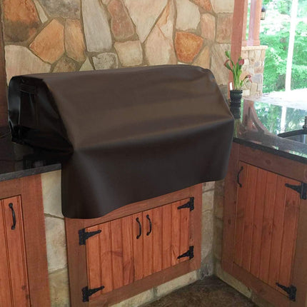 38'' Built-in Grill Cover for Coyote, DCS, Jenn-Air, KitchenAid, and Lynx, Waterproof & Windproof Island Grill Top Cover, 38" W x 28" D x 24" H.