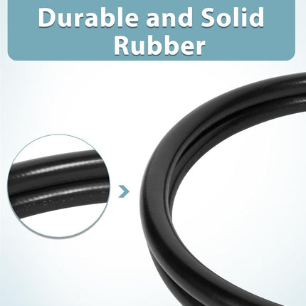 5FT Propane Extension Hose with Gauge, Propane Tank Extension Hose for RV, Gas Grill, Stove, Heater, Fire Pit and More.
