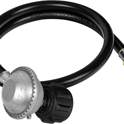 3FT Gas Grill Regulator and Hose, Propane Regulator Replacement Part for Camp Chef Griddle & Stove and Blackstone Griddle, with 3/8" Female Flare Nut, Low Pressure.