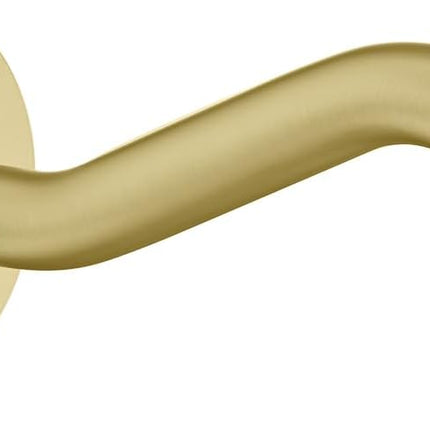 8 Inch Curved Shower Arm with Flange Brushed Gold S-Shape Shower Head Extension Arm Stainless Steel,Wall Mounted.RD-91068-8BG.