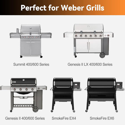 20-Pack Grill Drip Pans for Weber SmokeFire, Summit, Genesis Series, 11 x 5 Inch Disposable Aluminum Foil Grease Tray Liners.