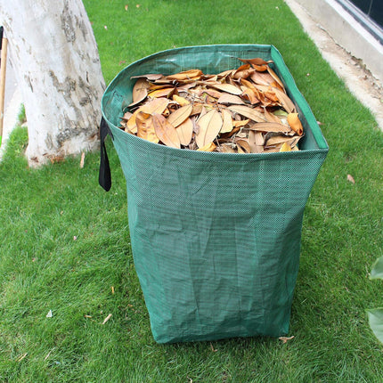 2-Pack 53 Gallon Dustpan-Type Yard Waste Bags, Reusable Heavy Duty Collapsible Garden Leaf Bags, Leaf Collector for Leaves, Lawn Debris & Grass Clippings.