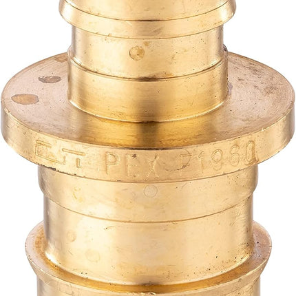 (Pack of 5)  Pex A Full Flow Expansion Brass Fitting 1/2"x 3/4" Reducing Coupling, F1960,(PEX1960013-5PCS).