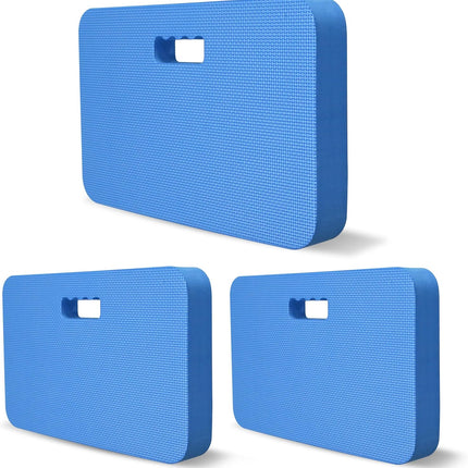 3-Pack Garden Kneeling Pad - For Gardening, Baby Bath, Yoga, Pilates, Exercise, Blue