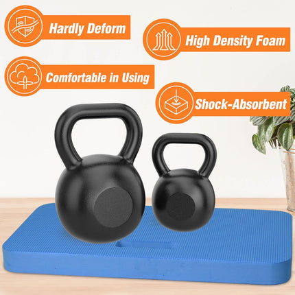 3-Pack Garden Kneeling Pad - For Gardening, Baby Bath, Yoga, Pilates, Exercise, Blue.