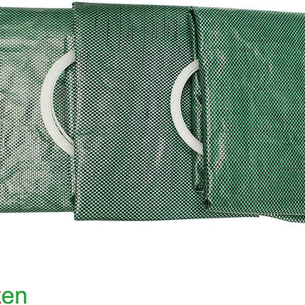 3-Pack 32 Gallon Yard Waste Bags, Reusable Heavy Duty Collapsible Garden Leaf Bags with Plastic Ring, Stand-Up Yard Waste Bin for Leaves, Lawn Debris & Grass Clippings.