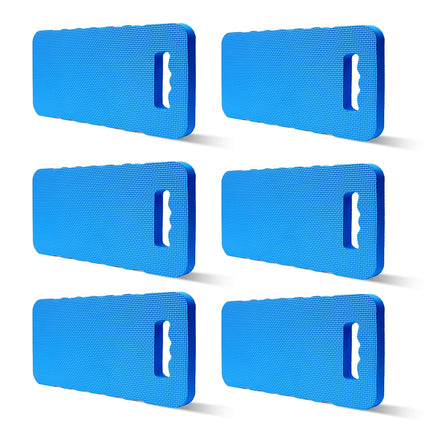 6-Pack Garden Kneeling Cushions - For Gardening, Baby Bath, Yoga, Pilates, Exercise, 16"x8"x1", Blue.