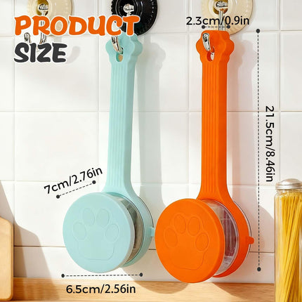 2026 New Kitchen Special Fruit Peeler with Box Storage, Upgrade Vegetable Peeler with Catcher Peeler with Storage Bucket, Double-Sided Stainless Steel Multi-Function Peelers (Orange+Blue).