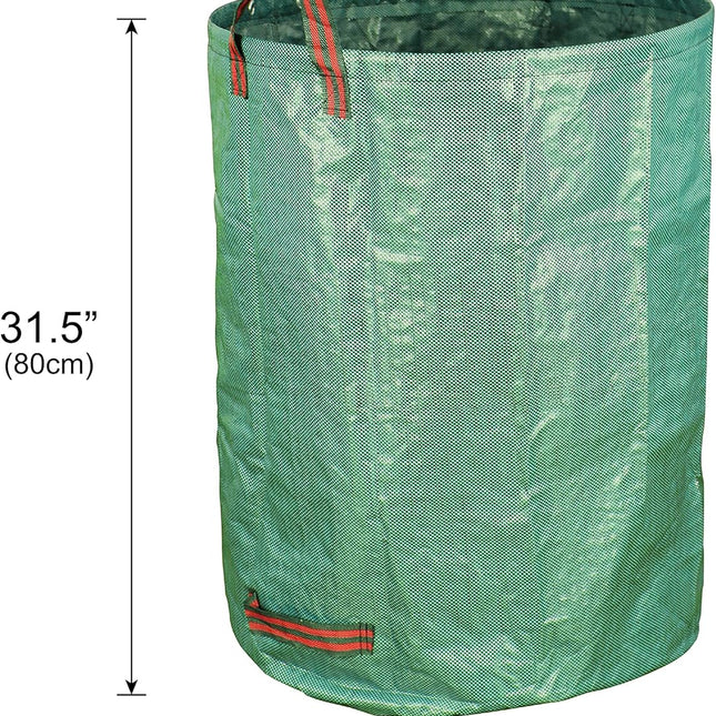 3-Pack 40 Gallon Yard Waste Bags - Reuseable Heavy Duty Gardening Bags, Lawn Pool Garden Leaf Waste Bag.