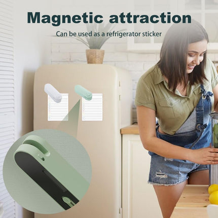 Mini Bag Sealer, 2025 Upgrade Portable Handheld Vacuum Food Sealer Bag Sealing Machine, New 4 In 1 Bag Cutter and Sealer USB Rechargeable Bag Sealer for Plastic Bags Snack Bags (Green).