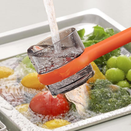 Kitchen Special Fruit Peeler with Box Storage, Upgrade Vegetable Peeler with Catcher Peeler with Storage Bucket, 2026 New Double-Sided Stainless Steel Multi-Function Peelers (Green+Orange).