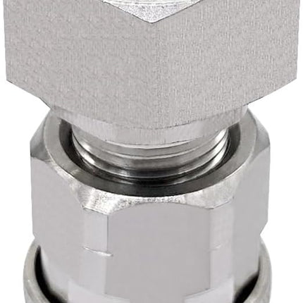 Stainless Steel 3/4 Garden Hose Female Threaded to 3/8 Pressure Washer Adapter Convert Hose to Power Washer Quick Connector Socket Coupler(3/8 QC).