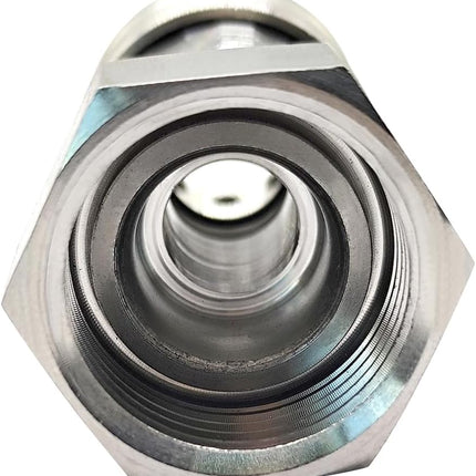 Stainless Steel 3/4 Garden Hose Female Threaded to 3/8 Pressure Washer Adapter Convert Hose to Power Washer Quick Connector Socket Coupler(3/8 QC).