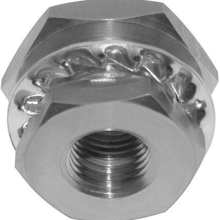 1/4" NPT Stainless Steel Female Bulkhead Coupler Thru-bulk Full Female Thread Pipe Fitting (Pack of 2).