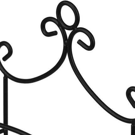 4-Tier Metal Scrollwork Dish Rack Plate Rack Display Stand Holder Cabinet Organizer Set of 2.