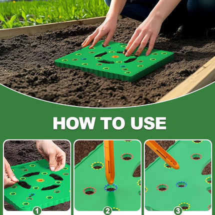 Seed Spacer Tool for Square Foot Gardens - Maximize Your Garden Space and minimize Weeds with This Premium Garden Tool.