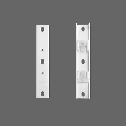 Double Track Bracket White, 10pcs.