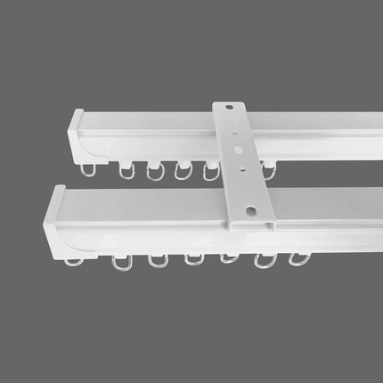 Double Track Bracket White, 10pcs.