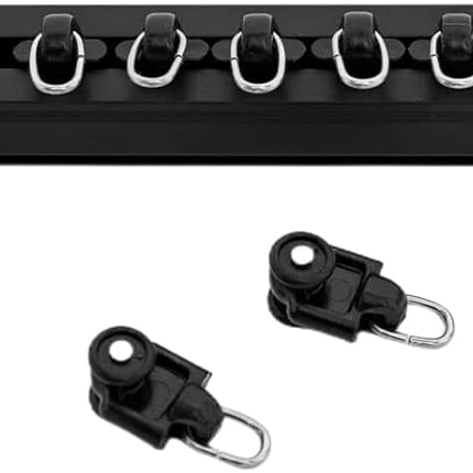Curtain Tracks Ceiling Wall Mounted Heavy-Duty Curtains Rails Room Divider Curtain Track for Living Room Bedroom Room Shower Divider Pulley Black, 30pcs.
