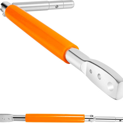 3 Hole Wire Twister Multi-Functional Bender High-tensile Wire Tool Twisting Tool Fencing Tool for Fixing Fence Wire and Wire Clip(Orange).