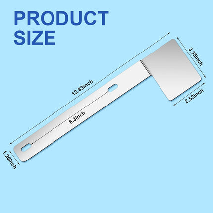 2 Pcs Hawaii State Safety Check Sticker Plate Stainless Steel License Plate Bracket with 15 Degree Angled Long 2 Holes Vertical License Sticker Bracket Mount.