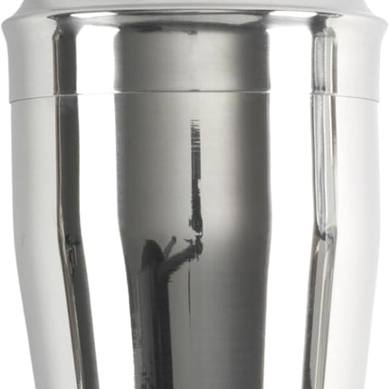 Gourmet 16oz Stainless Steel Cocktail Shaker with 1oz Jigger Cap, Bar Tool with Built-in Strainer, Freezer Safe Drink Mixer, Professional Shaker for Cocktails and Mixed Drinks.