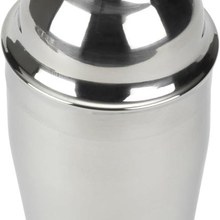 Gourmet 16oz Stainless Steel Cocktail Shaker with 1oz Jigger Cap, Bar Tool with Built-in Strainer, Freezer Safe Drink Mixer, Professional Shaker for Cocktails and Mixed Drinks.