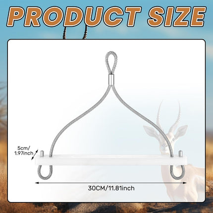 Rabbit Hanger Gambrel for Small Size Animals Rabbit Hanger Hunting Portable Compact Gambrel Hopper Popper Dispatcher for Processing Rabbits and Small Game Raccoon.