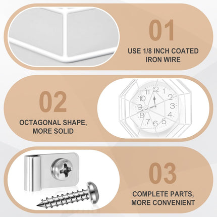 lulu Clock/Ball Damage Protector, Protective Coated Guard Device Safety Cover, 14.25 Inch Diameter, Iron, for Clock Damage Protector in The Gym.