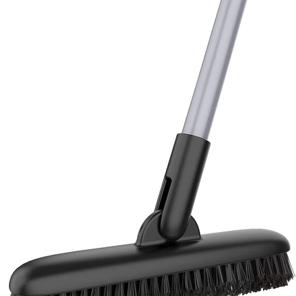 Heavy Duty Grout Scrub Brush with Long Handle, Shower Floor Scrubber for Cleaning, Tile Scrub Brush with Stiff Bristles.