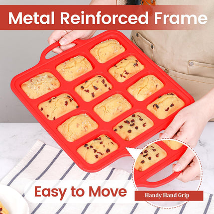 Silicone Muffin Top Pan & Silicone Mini Loaf Pan.