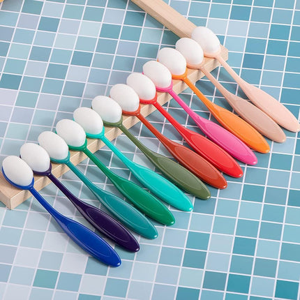 12 pcs Ink Blending Brushes Blenders(Head Diameter 0.85 inches) for Card Making,Craft Broad Application Assortment Paper Crafter with Cover and Rotating Brush Holder.