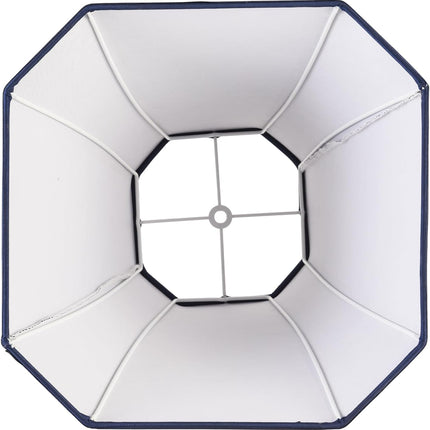 2 Pcs Navy Blue Square Cute Lamp Shades Octagonal Faux Silk Lampshade Replacement Medium Lampshade 6.5×13×10.6IN(Spider) Vintage Lamp Shade for Table & Floor Lamp - Easy Assembly.
