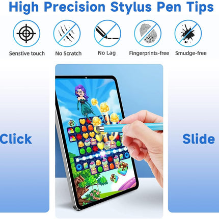 10pcs mesh Tips 12pcs disc Tips for Capacitive Touch Screen Stylus.