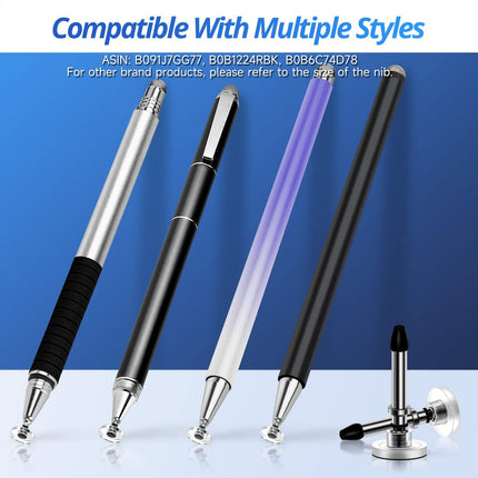 10pcs mesh Tips 12pcs disc Tips for Capacitive Touch Screen Stylus.