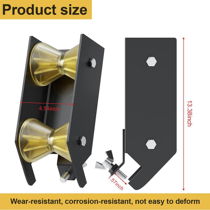 Well Pump Pulling & Installing Assist Tool, Rollers for Wire, Cable, Poly Pipe, Flexible Pipe, Pulling Well Pump the Easy Way, Sits on Top of the Well Casing to Assist Pulling.