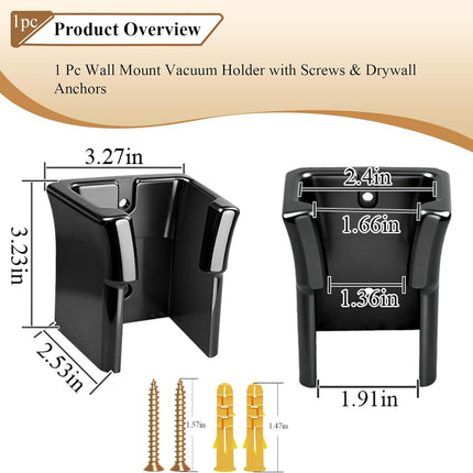 1 Pc Wall Mount Vacuum Holder/Docking Station/Cordless Organizer, Fit for Shark Ultra Cyclone Handheld Vacuum CH700, CH900, CH950, CH951 Series Models, with Screws & Drywall Anchors, Save Space.