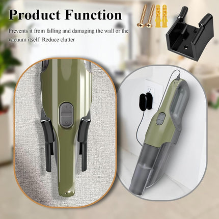 1 Pc Wall Mount Vacuum Holder/Docking Station/Cordless Organizer, Fit for Shark Ultra Cyclone Handheld Vacuum CH700, CH900, CH950, CH951 Series Models, with Screws & Drywall Anchors, Save Space.