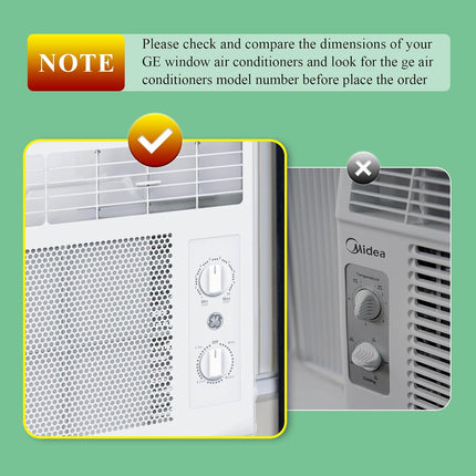 2 Pcs WJ12X24802 Air Conditioner Knob Replacement Part, White Knobs Fits GE Appliance Window Air Conditioner, Compatible with Hotpoint, RCA & Kenmore Conditioner Model AHV05LYQ1/AHV05LYW1/AHEC05ACW1.