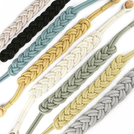 Jute Curtain Tiebacks Magnetic Woven Curtain Holdback Drapery Tie-Back (Jute-2Pack).