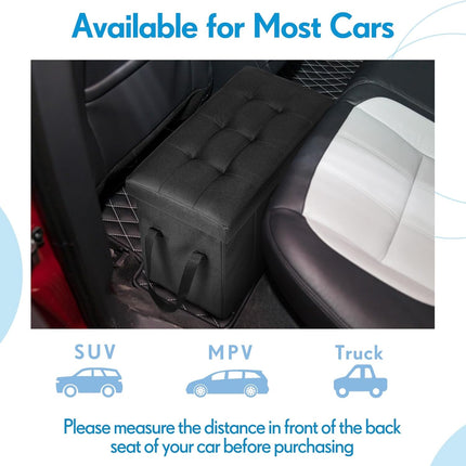 Car Back Seat Extender for Dogs up to 300lbs Car Seat Extender Back and Front Gap Filler with Storage Prevent Your Dogs from Falling Off(1 Pack).