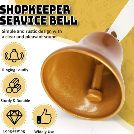 4 Pcs Shopkeepers Bell for Door Opening, Antique Door Bell Wall Mounted Metal Doorbell Hanging Door Bells Ring Bells, Dog Training Bells for Potty Training.