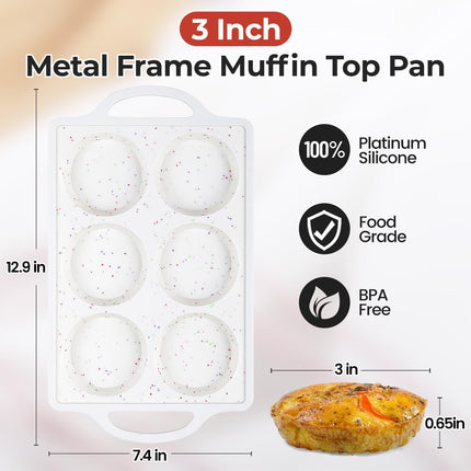 Silicone Muffin Top Pan & Silicone Mini Loaf Pan.