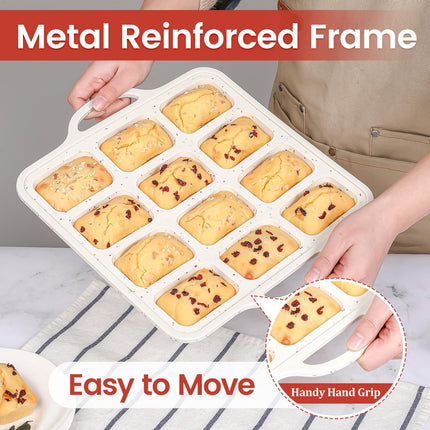 Silicone Muffin Top Pan & Silicone Mini Loaf Pan.