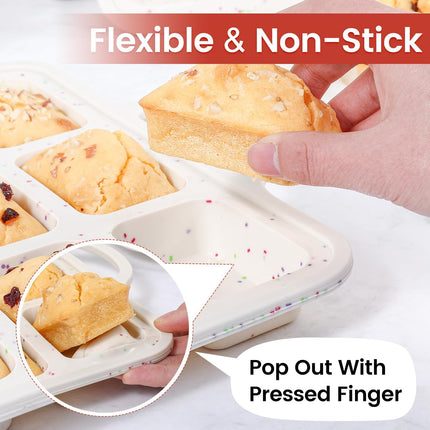 Silicone Muffin Top Pan & Silicone Mini Loaf Pan.